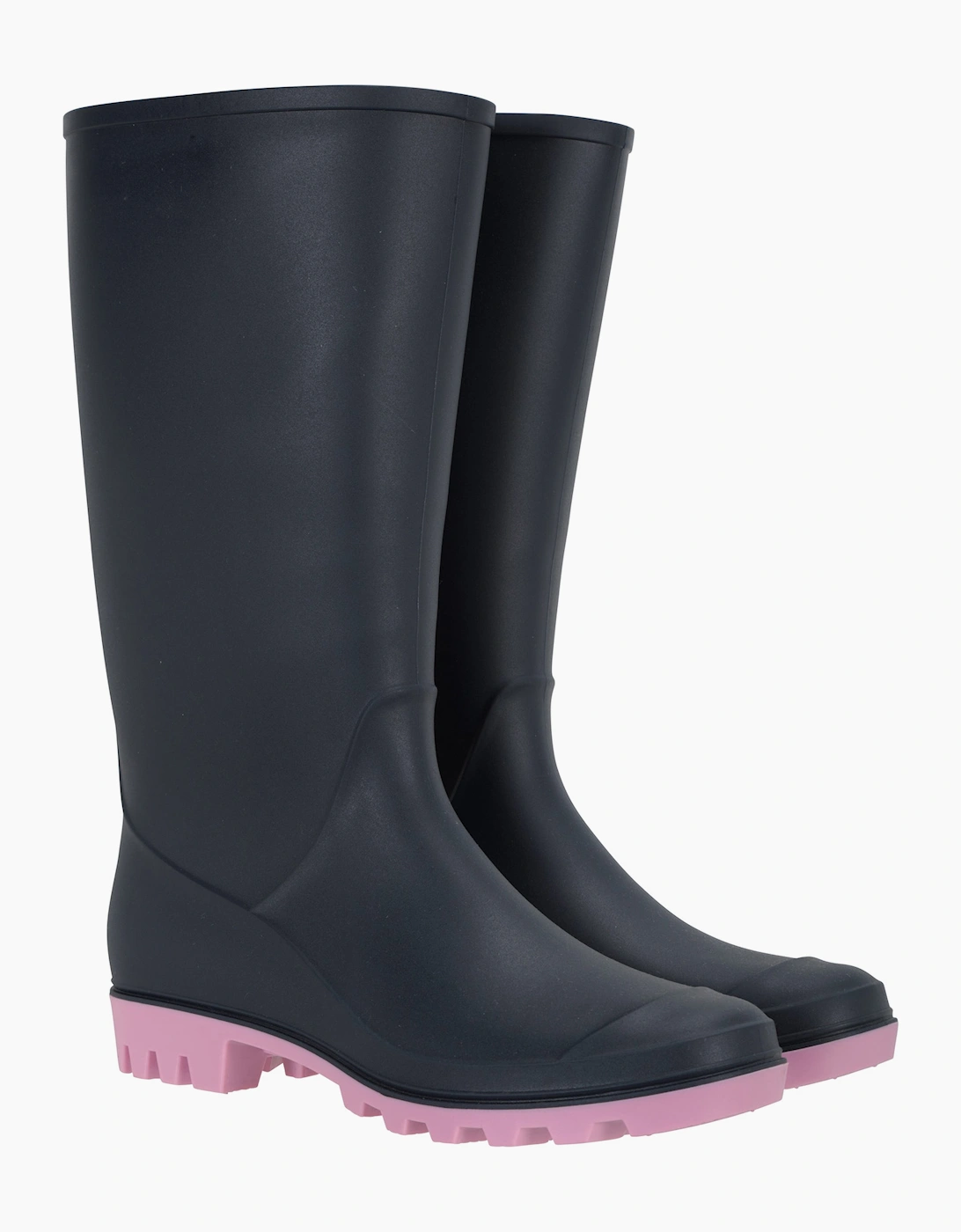Women's Mountain Warehouse Womens/Ladies Splash Wellington Boots - Navy - Size: 4