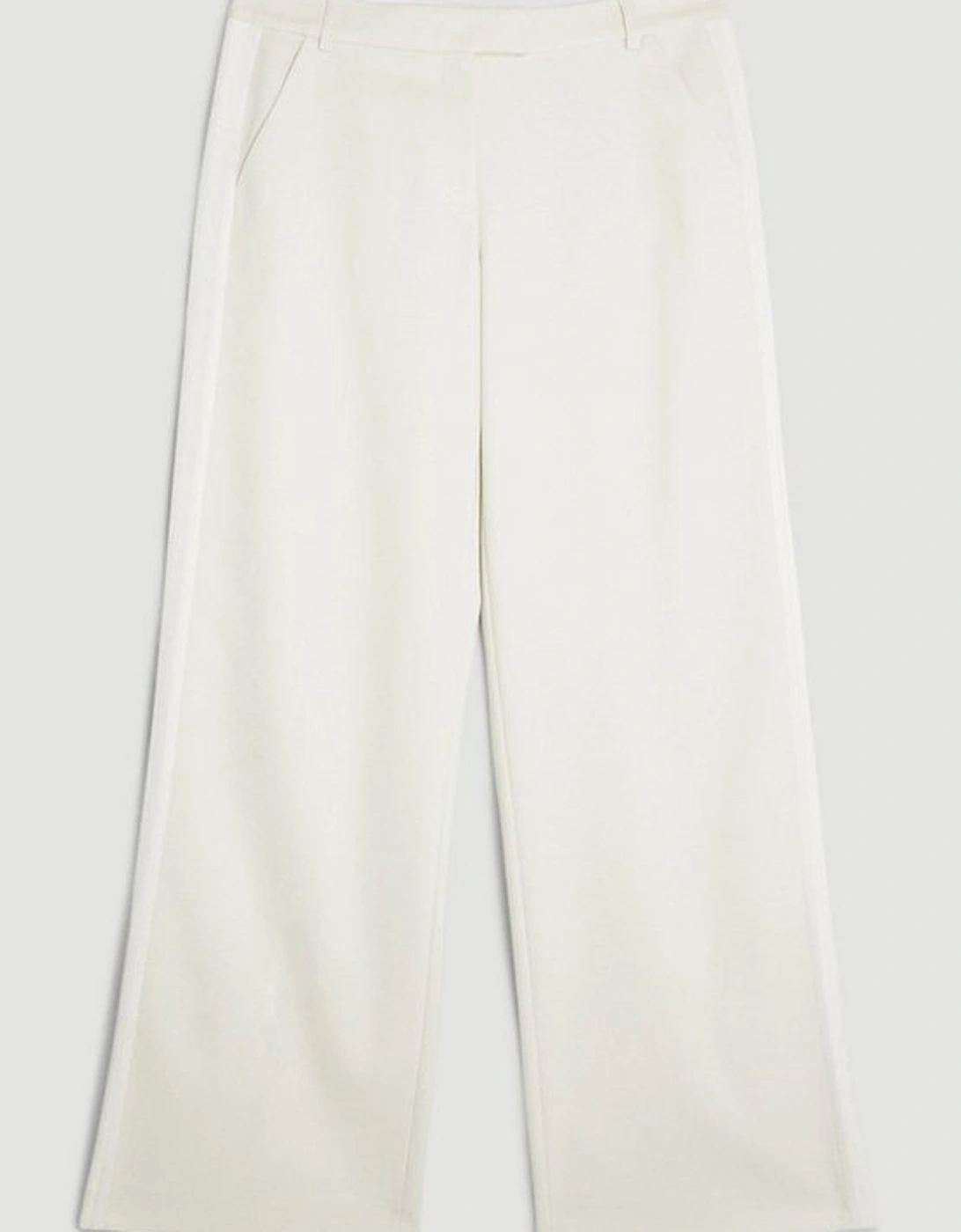 The Founder Premium Twill Straight Leg Tailored Trousers
