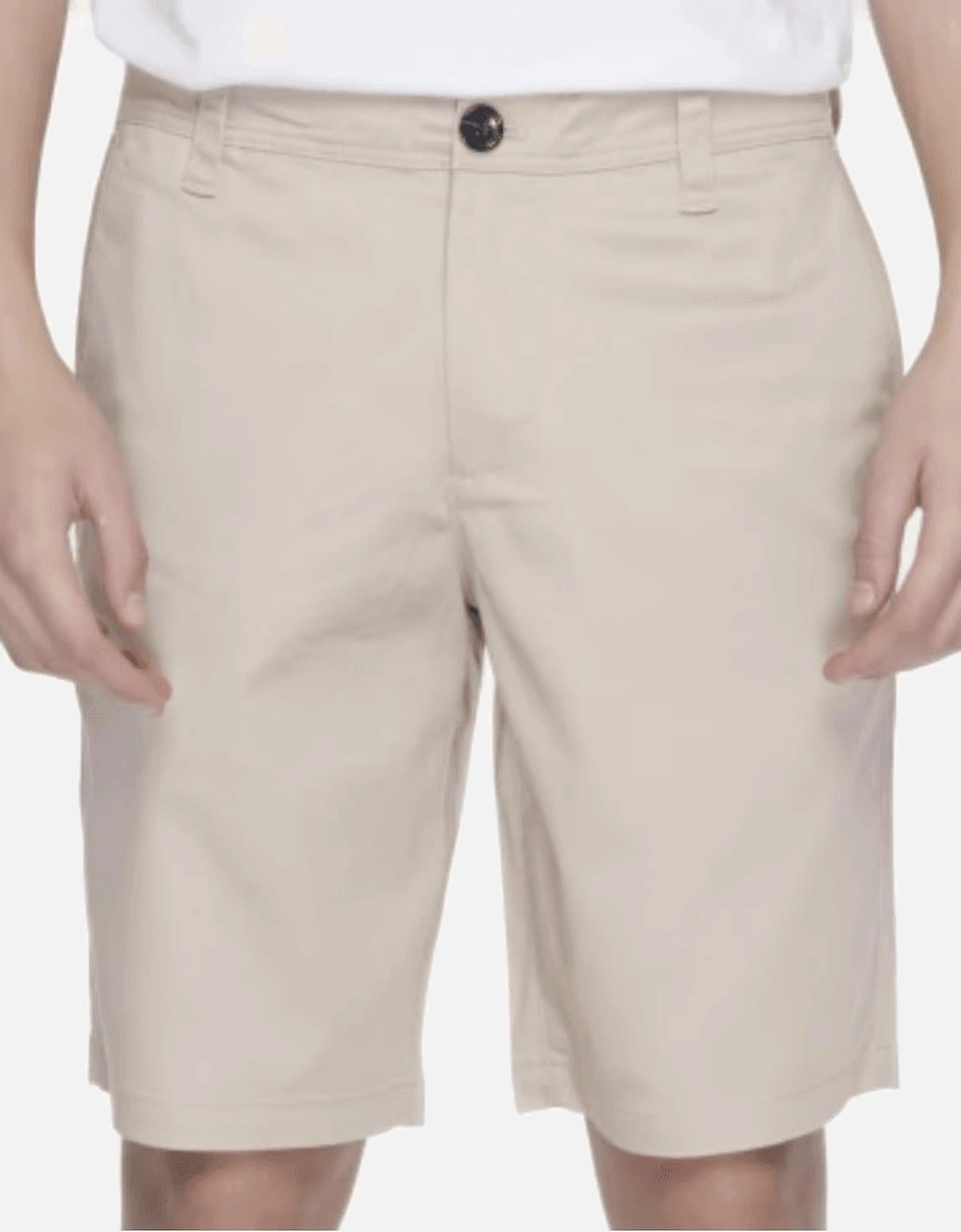 Cotton Cream Chino Shorts, 3 of 2