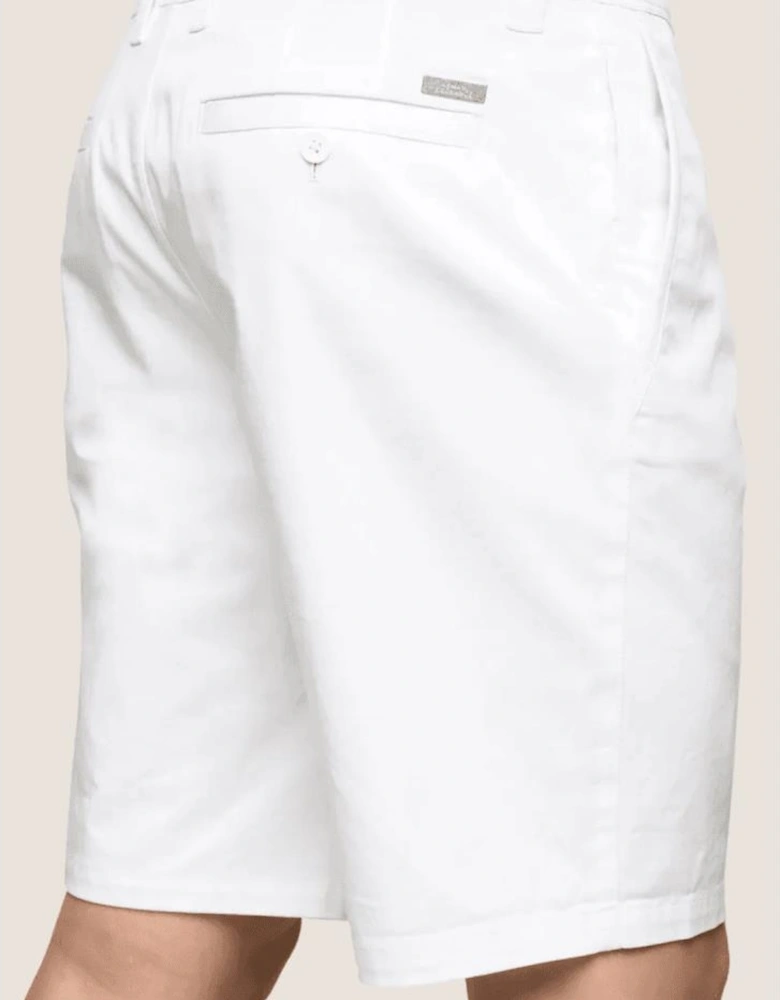 Cotton White Chino Shorts
