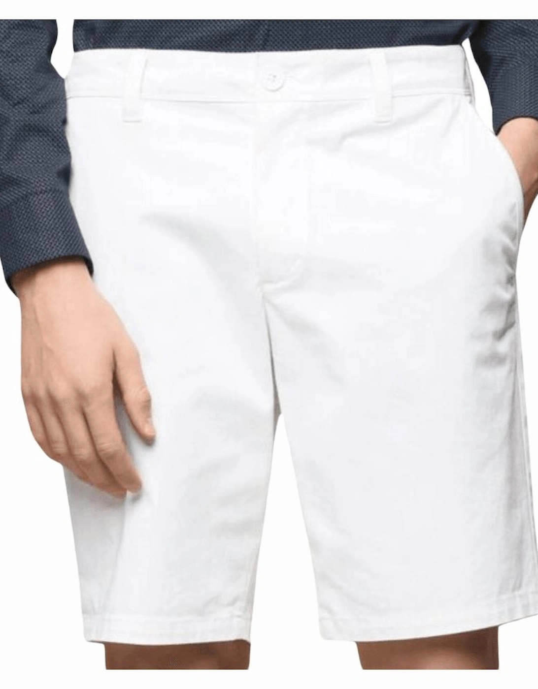 Cotton White Chino Shorts, 3 of 2