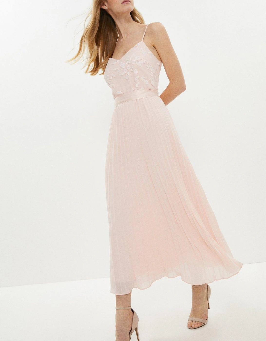 Strappy Embroidered Maxi Dress, 5 of 4