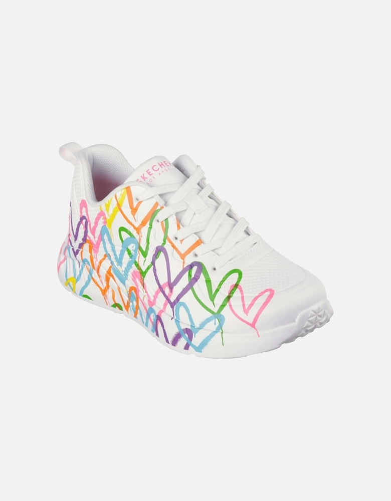 Womens/Ladies Uno Lite Heart Of Hearts Trainers