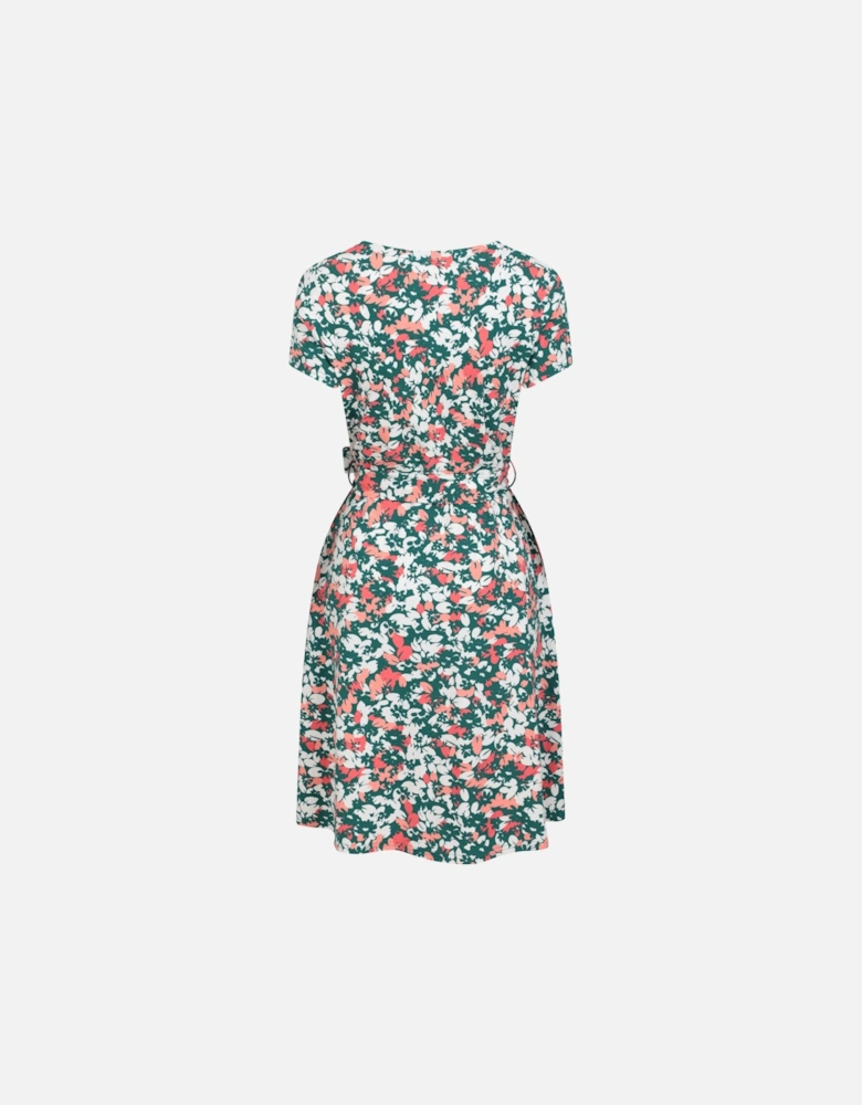 Womens/Ladies Santorini Floral Jersey Wrap Dress