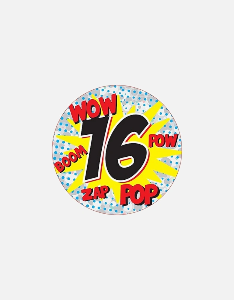 16th Birthday Party Badge