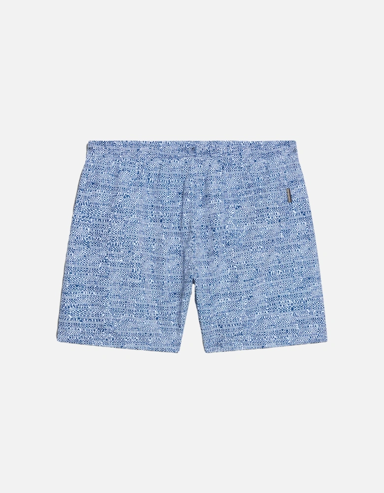 Mens V-Inuvik Swim Shorts (Blue/White)