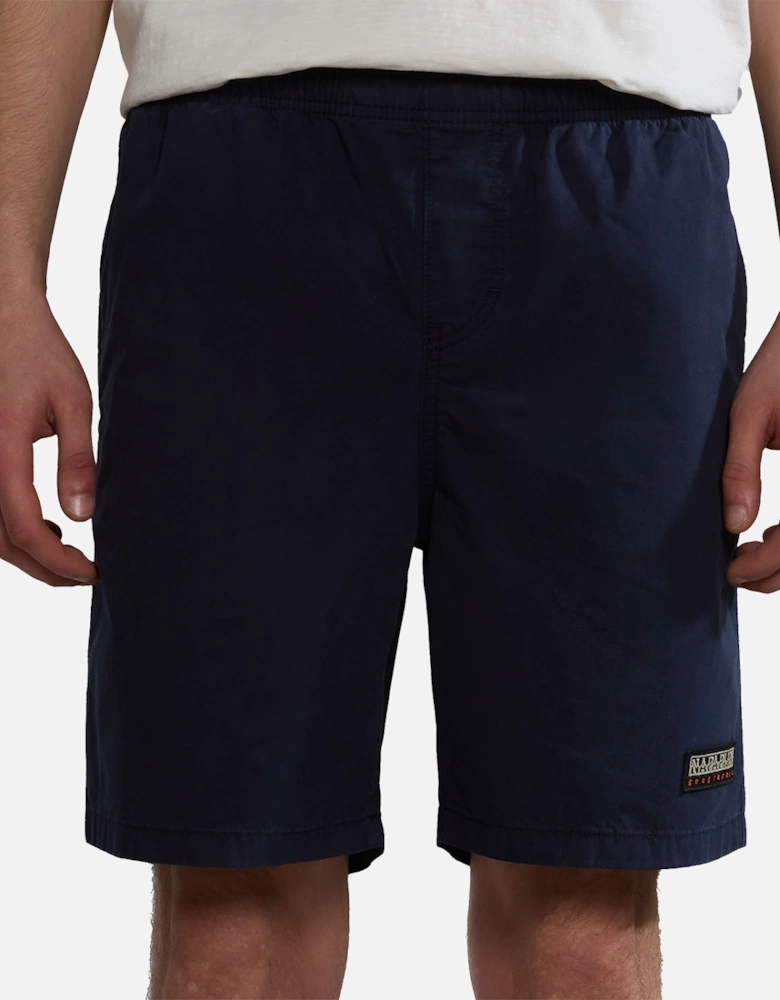 Mens N-Boyd Cotton Shorts (Marine)