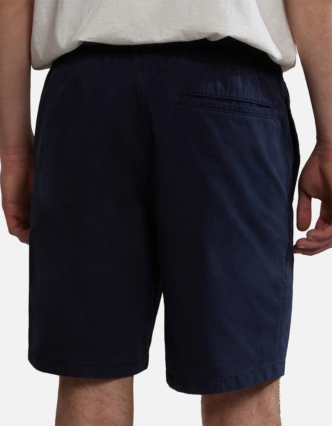 Mens N-Boyd Cotton Shorts (Marine)