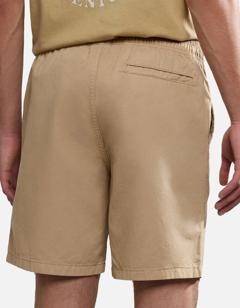 Mens N-Boyd Cotton Shorts (Beige)