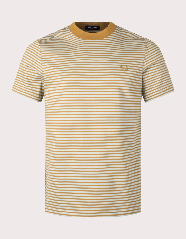 Fine Stripe Heavy Weight T-Shirt