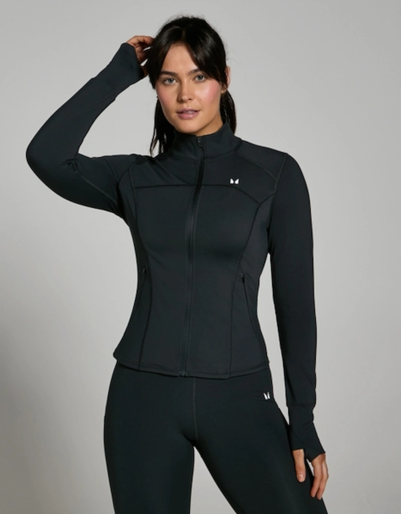 Women's Power Slim Fit Jacket - Black