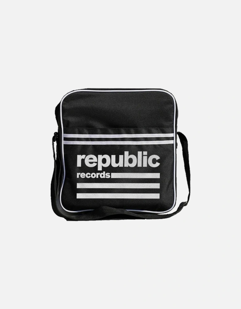 Republic Records Zip Top Messenger Bag