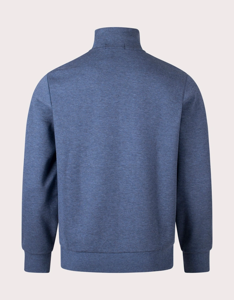 Double-Knit Quarter Zip Sweatshirt