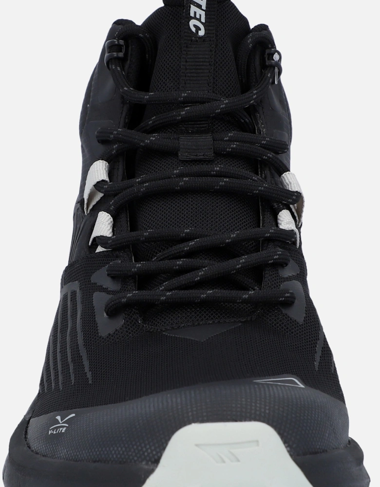 Mens Walking Boots Fuse Trail Mid Lace Up black UK Size