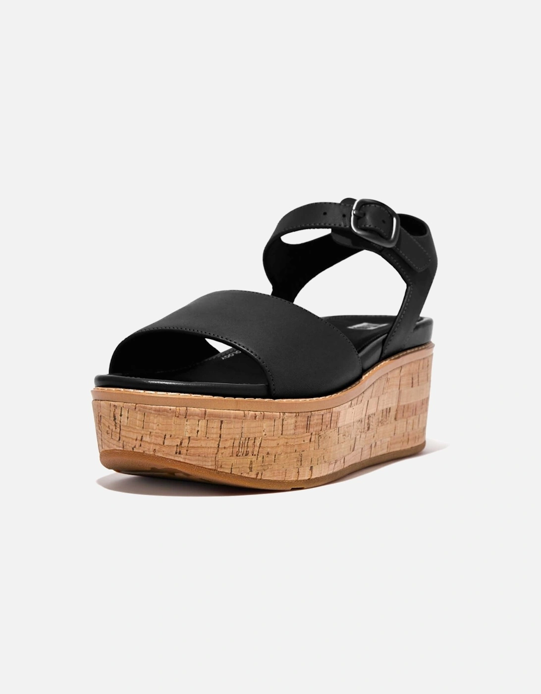 Womens Eloise Leather Back-Strap Wedge Sandals
