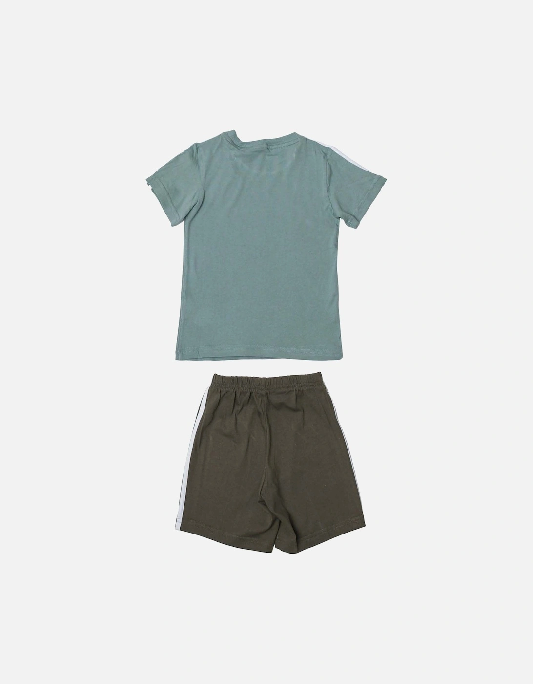 Infants Essentials 3 Stripes T-Shirt & Shorts Set
