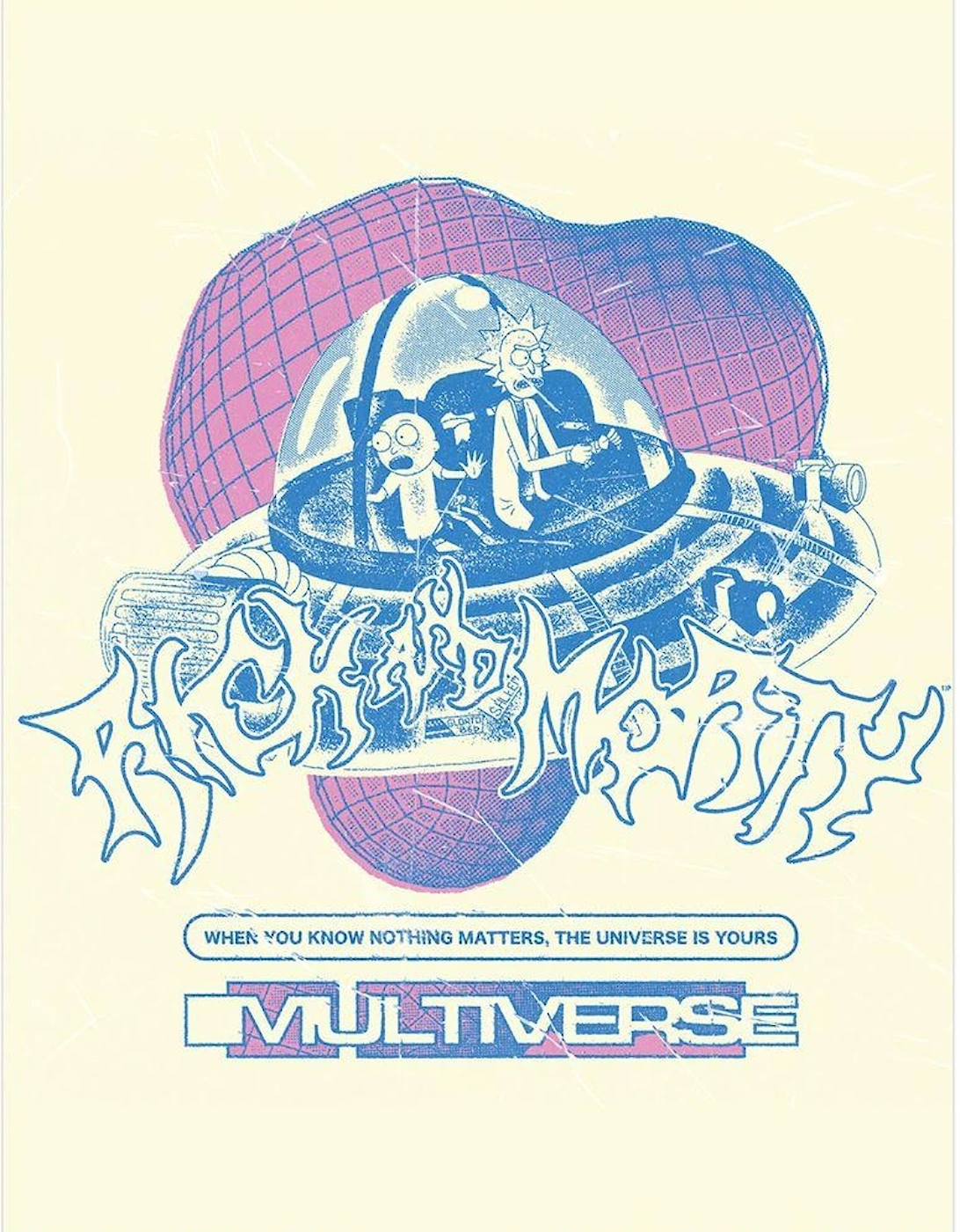 90S Rave Rickvival Multiverse Paper Poster, 2 of 1