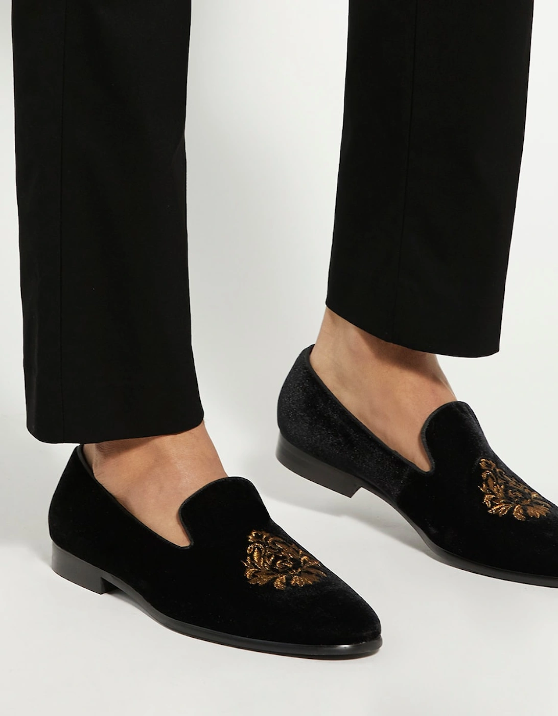 Mens Styless - Brand-Embroidered Loafers