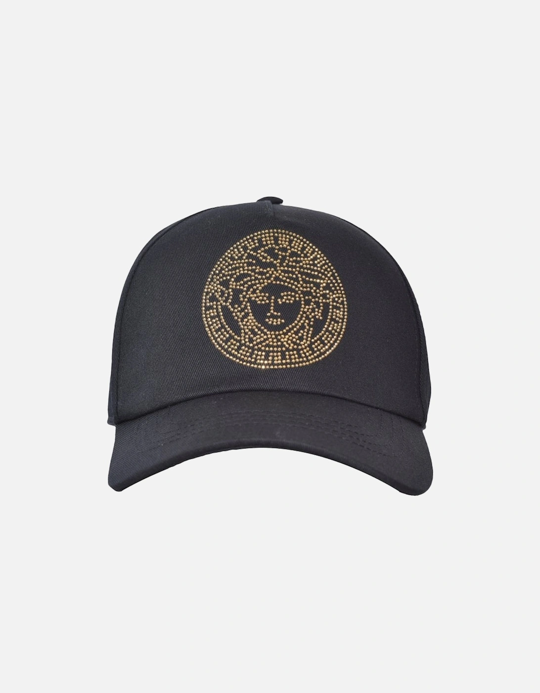 Medusa Logo Baseball Cap, Black/gold, 11 of 10