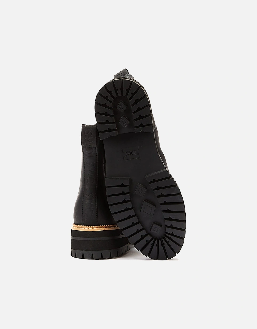 Dakota Leather Womens Black Boots