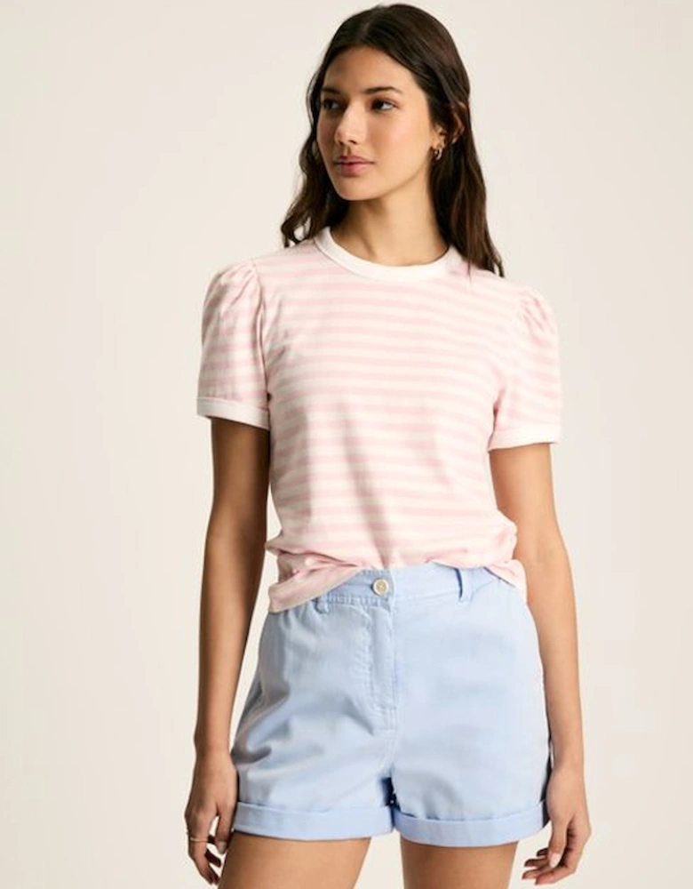 Women's Erin Short Sleeve T-Shirt Pink Stripe