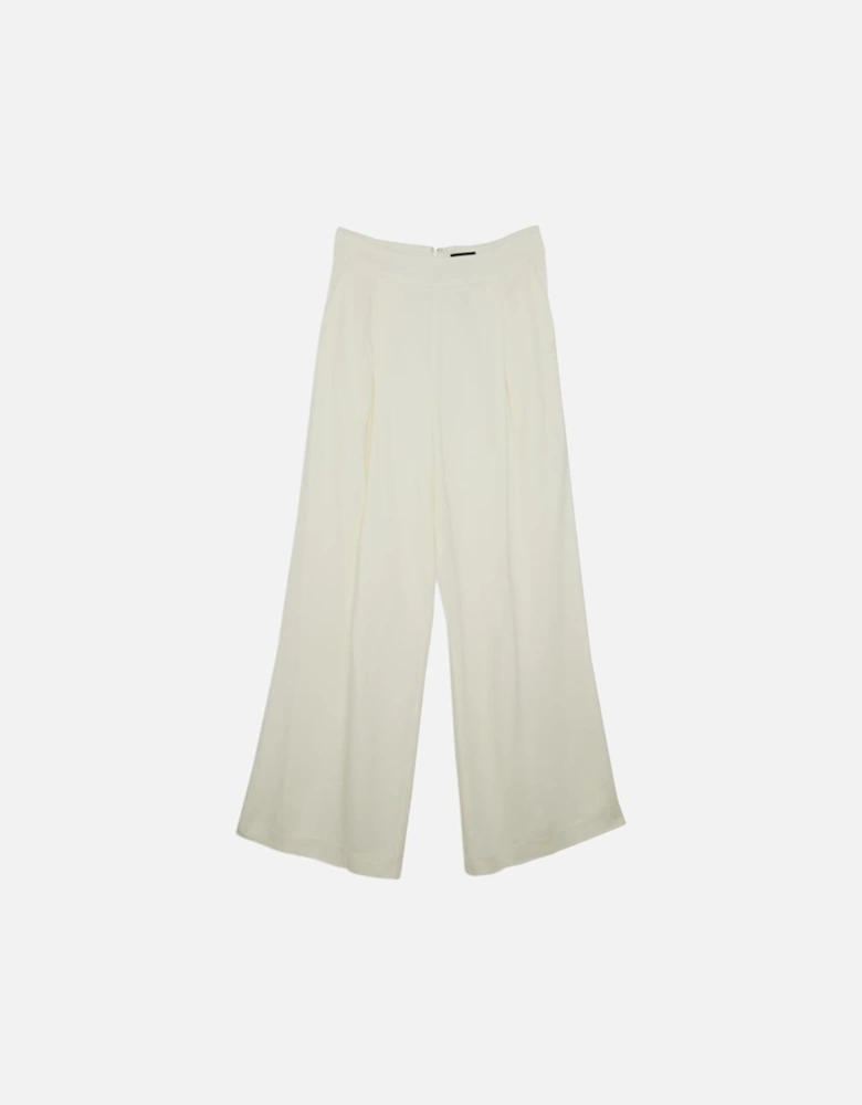 Tailored Pleated Wide Leg Trousers