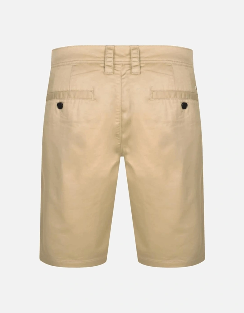Cotton Safari Beige Chino Shorts