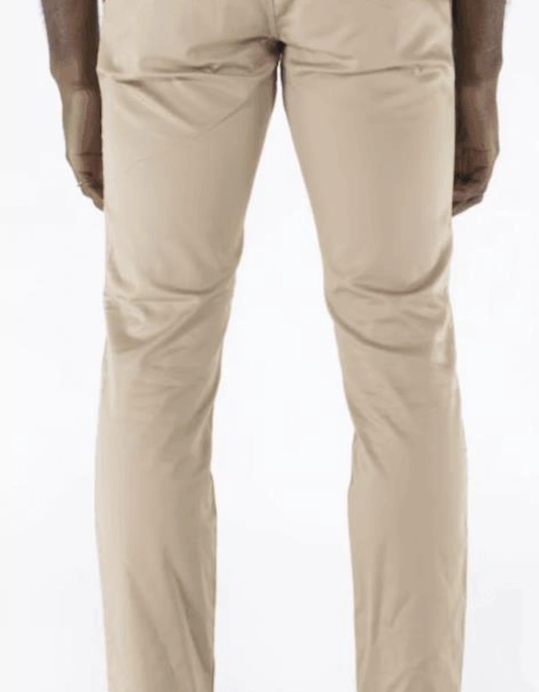 Cotton Safari Beige Chino Pants