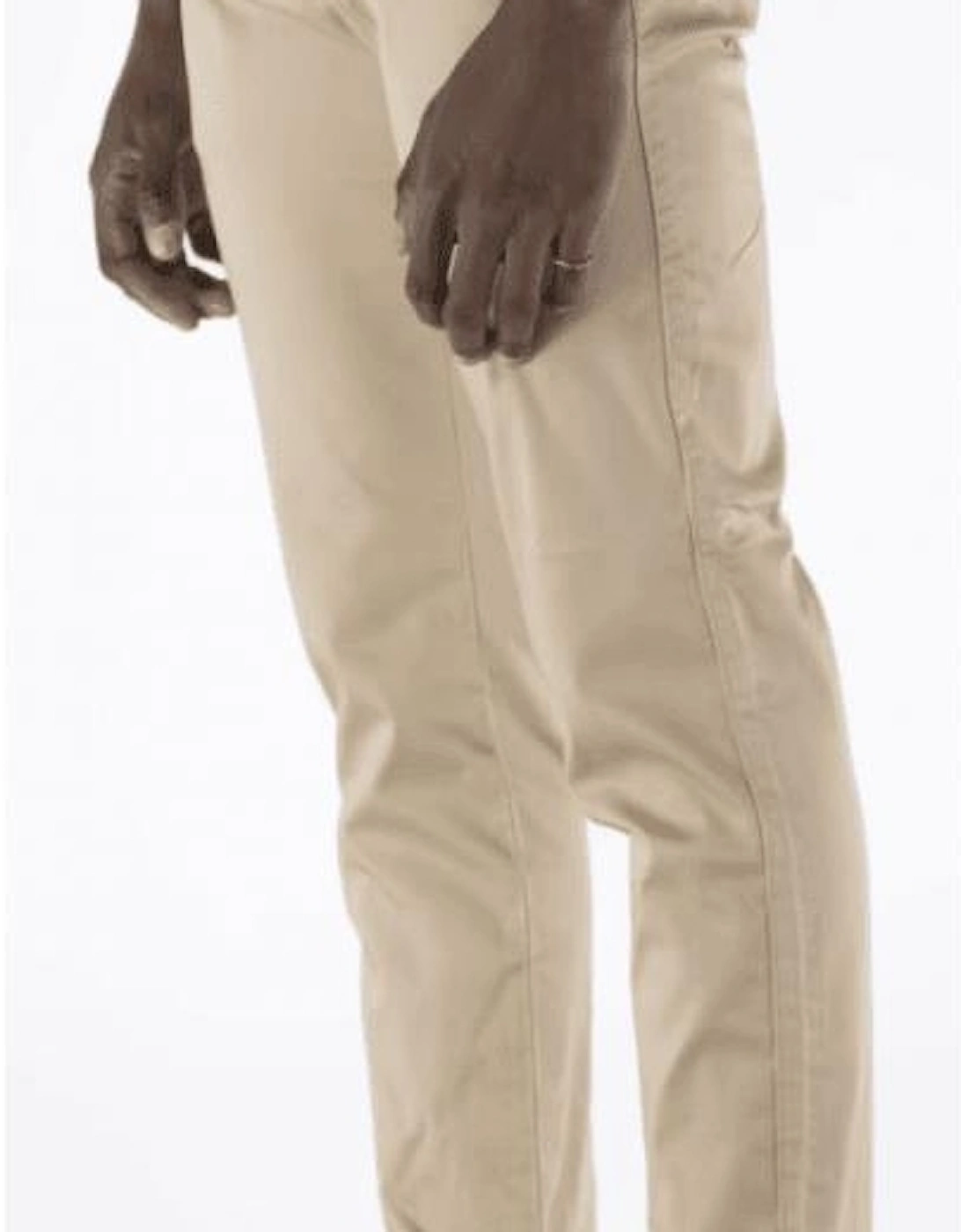 Cotton Safari Beige Chino Pants