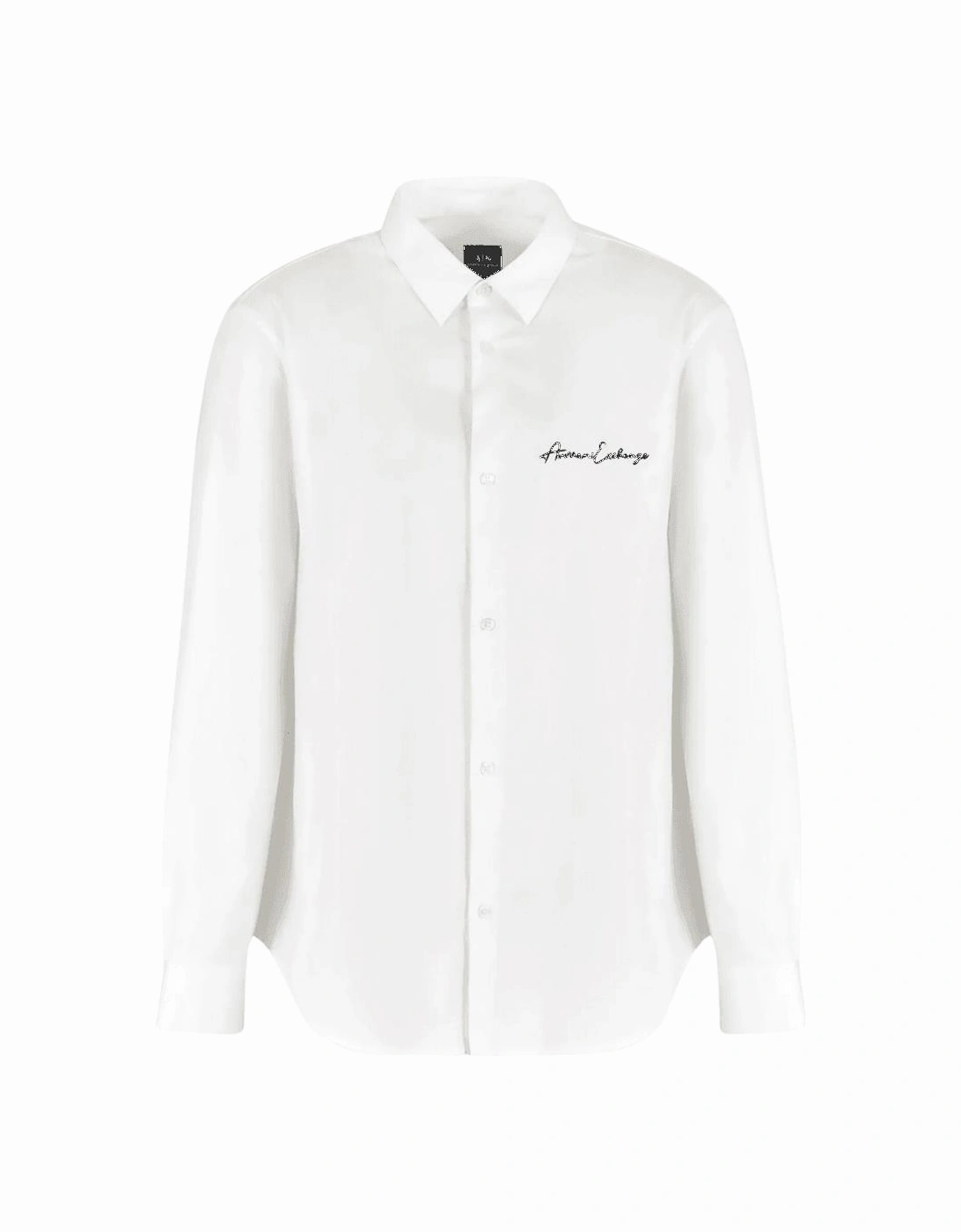 Cotton Signature Logo White Shirt, 3 of 2