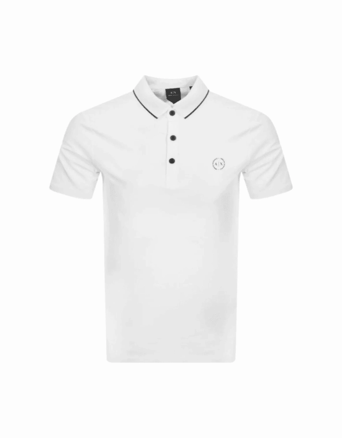 Cotton Ring Logo White Polo Shirt, 3 of 2