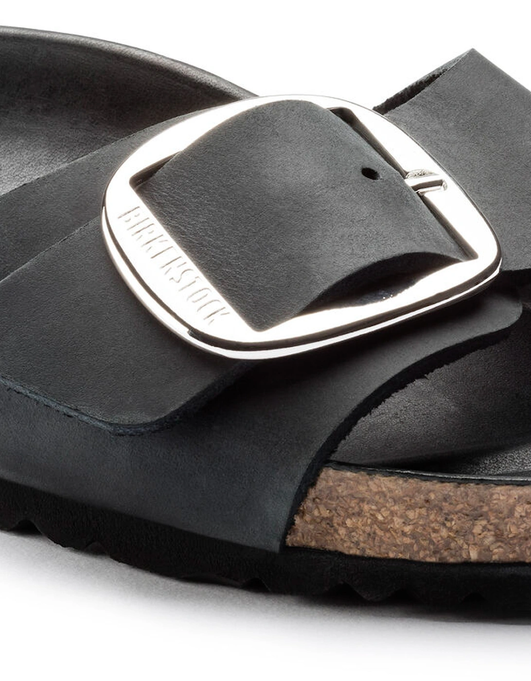 Birkenstock Womens Madrid Leather Sandals (Black)