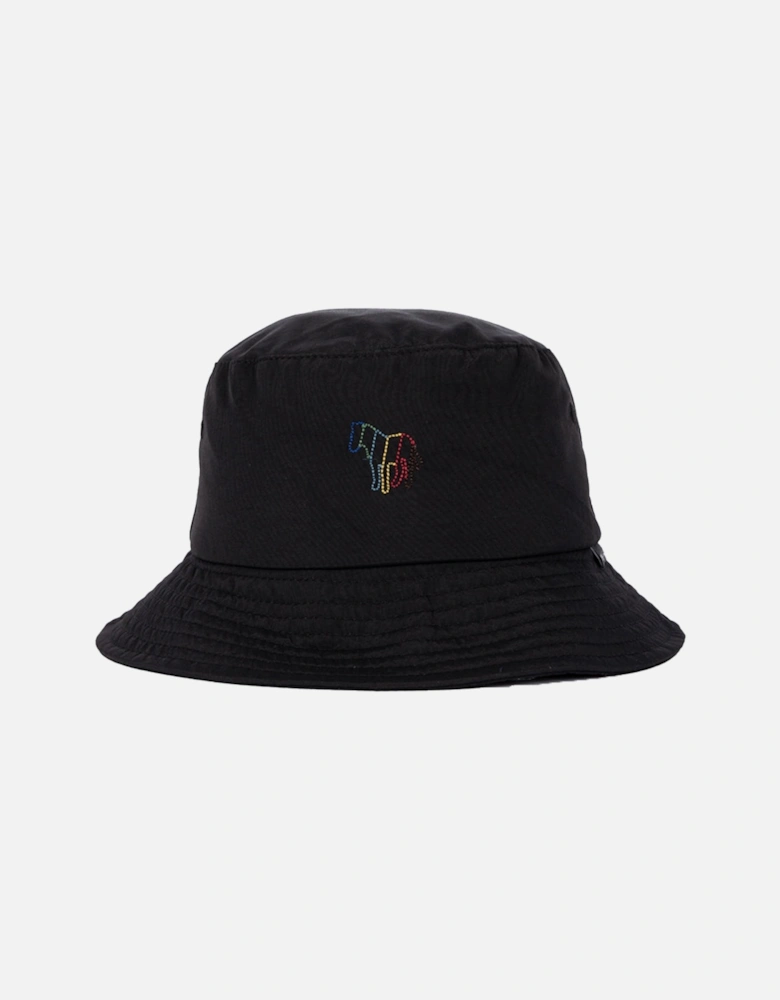 Zebra Bucket Hat, Black