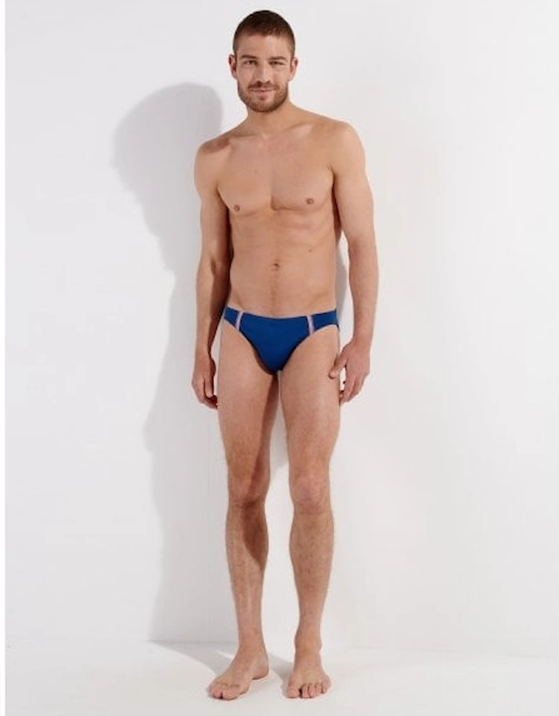 Nautical Cup Swim Micro Brief, Navy