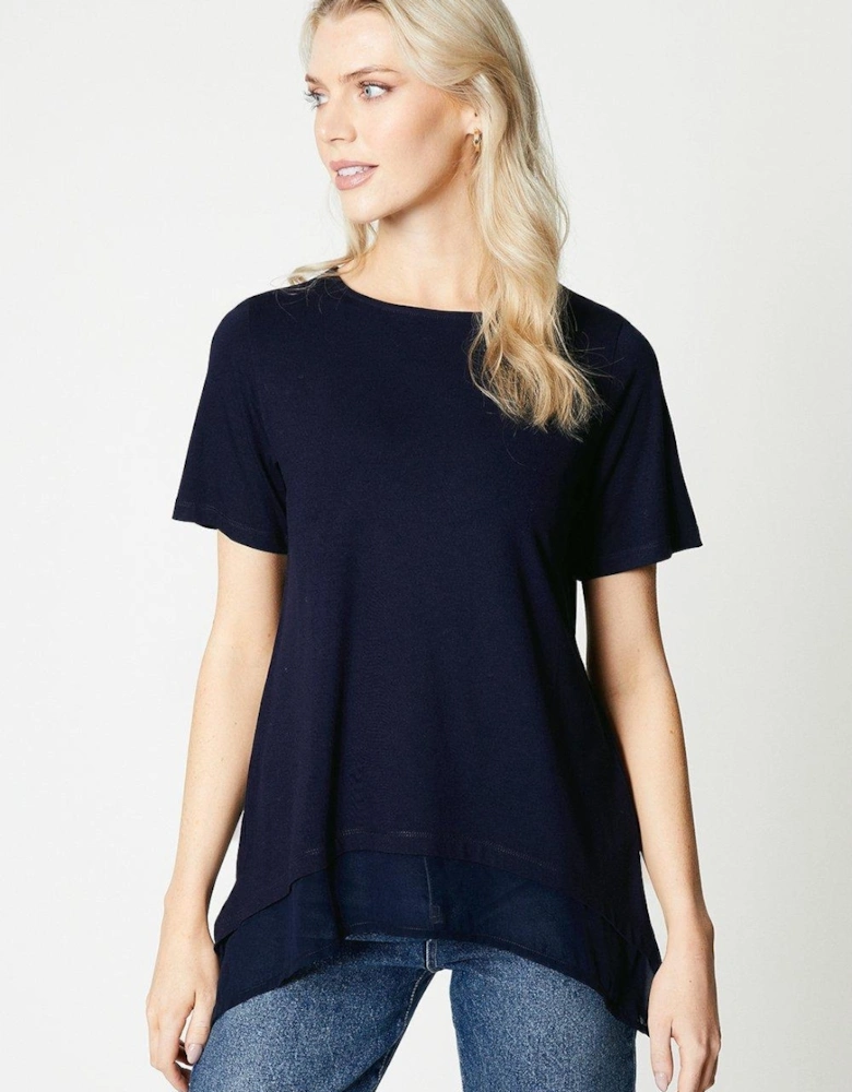 Womens/Ladies Jersey Over Layer Top