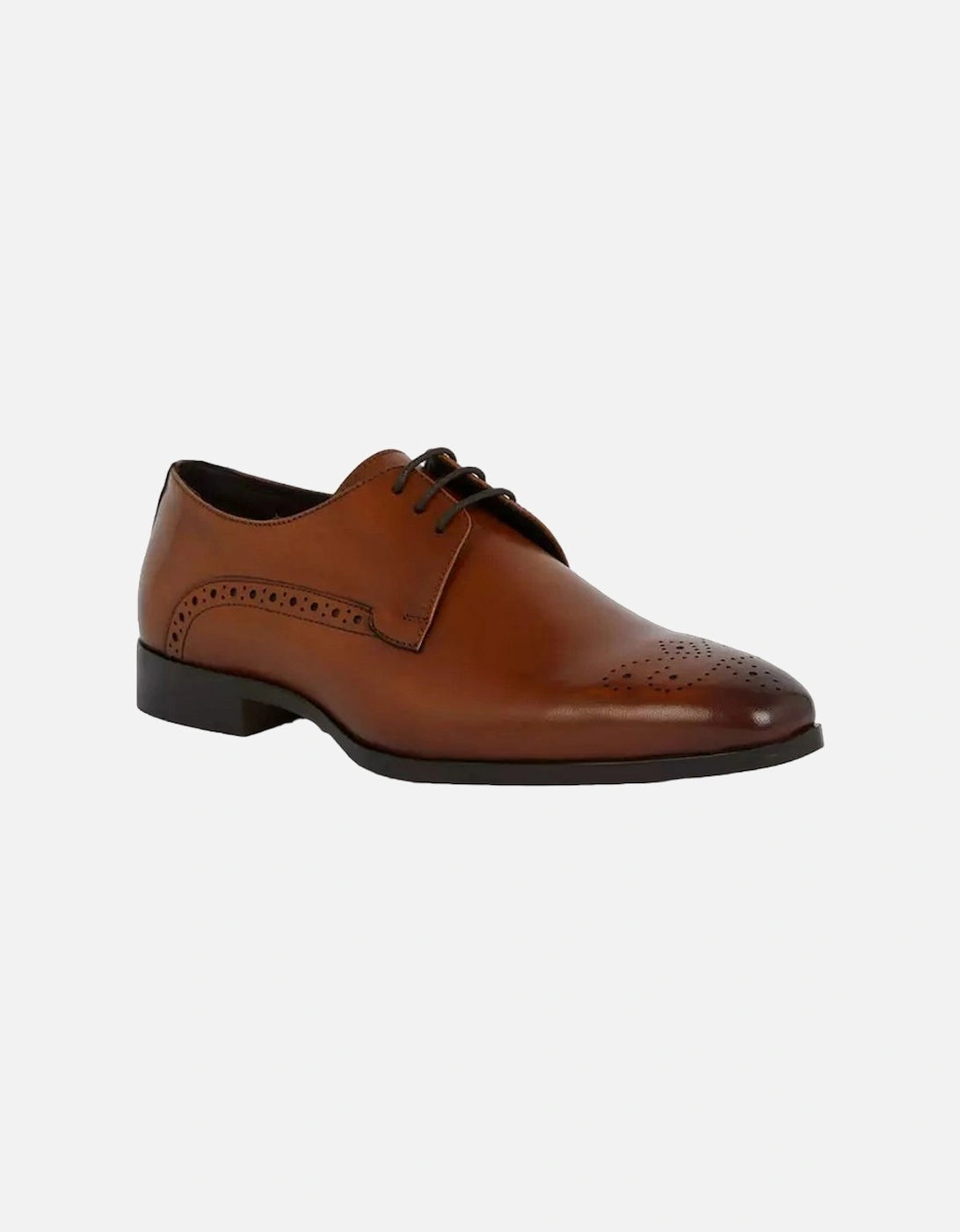 Mens Prospect Rose Leather Derby Shoes, 4 of 3
