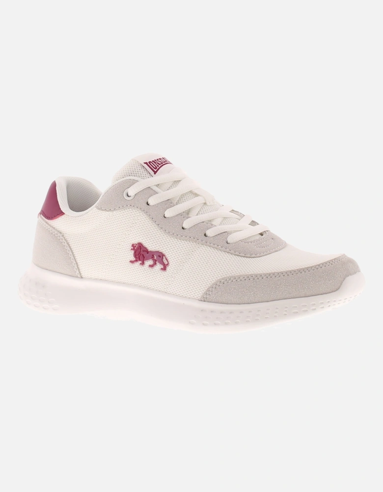 Womens Trainers Kinross Lace Up white UK Size
