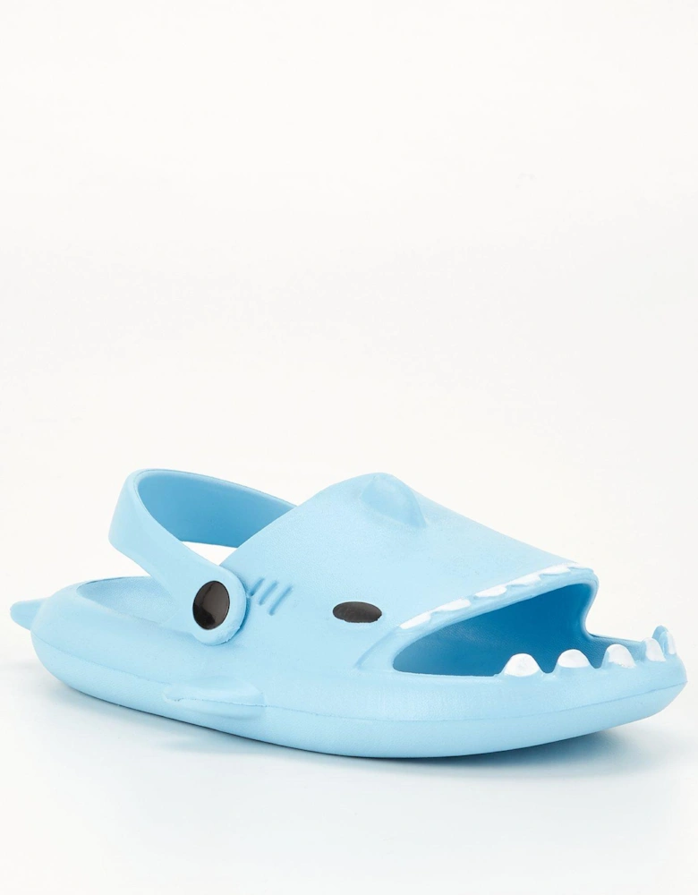 Kids Shark Clog - Blue