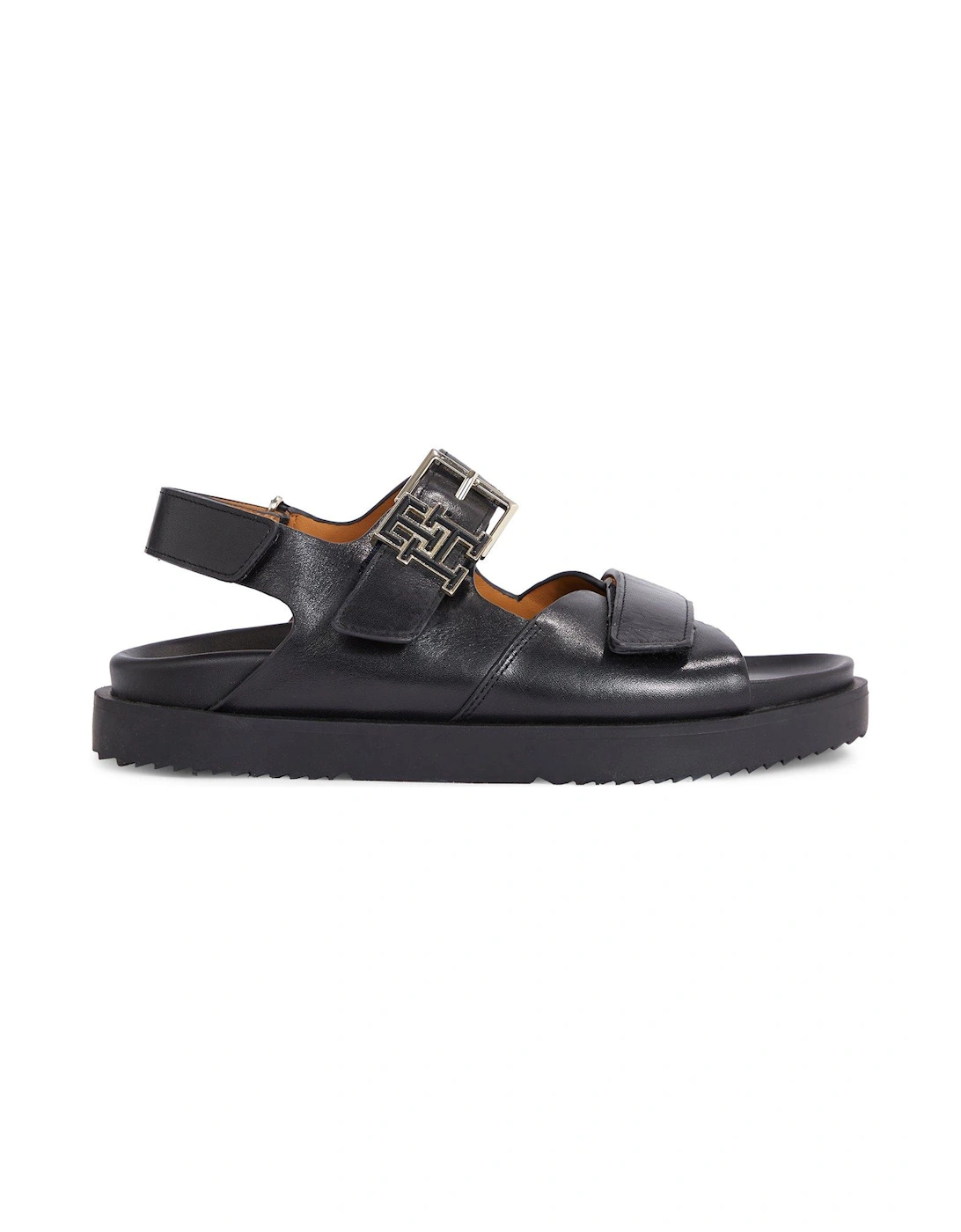 Leather Sporty Sandals - Black, 5 of 4