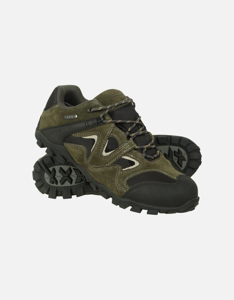 Mens Curlews Waterproof Suede Walking Shoes