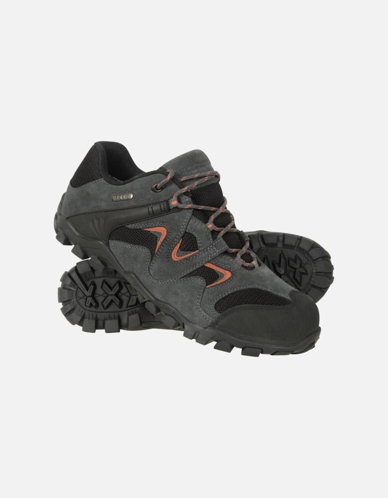 Mens Curlews Waterproof Suede Walking Shoes