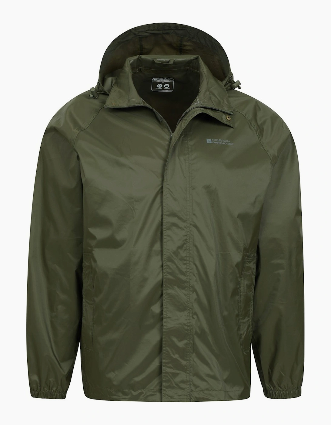 Mountain Warehouse Men's Grey Pakka Ii Waterproof Jacket - Size: 48/Regular