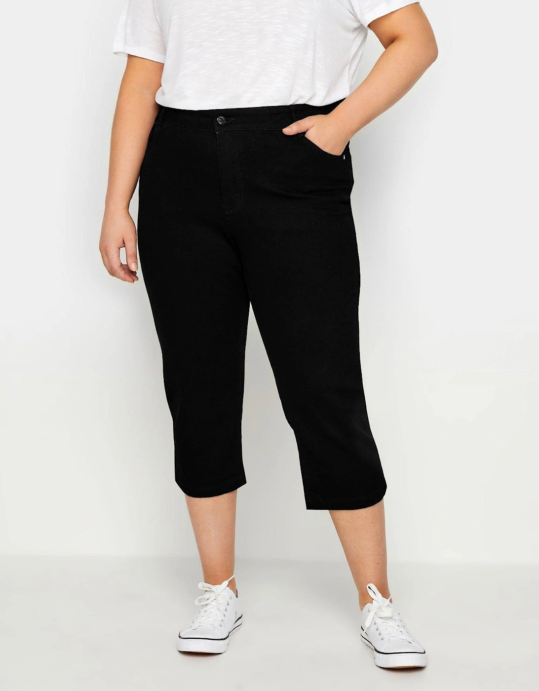Cropped Jeans - Black, 2 of 1