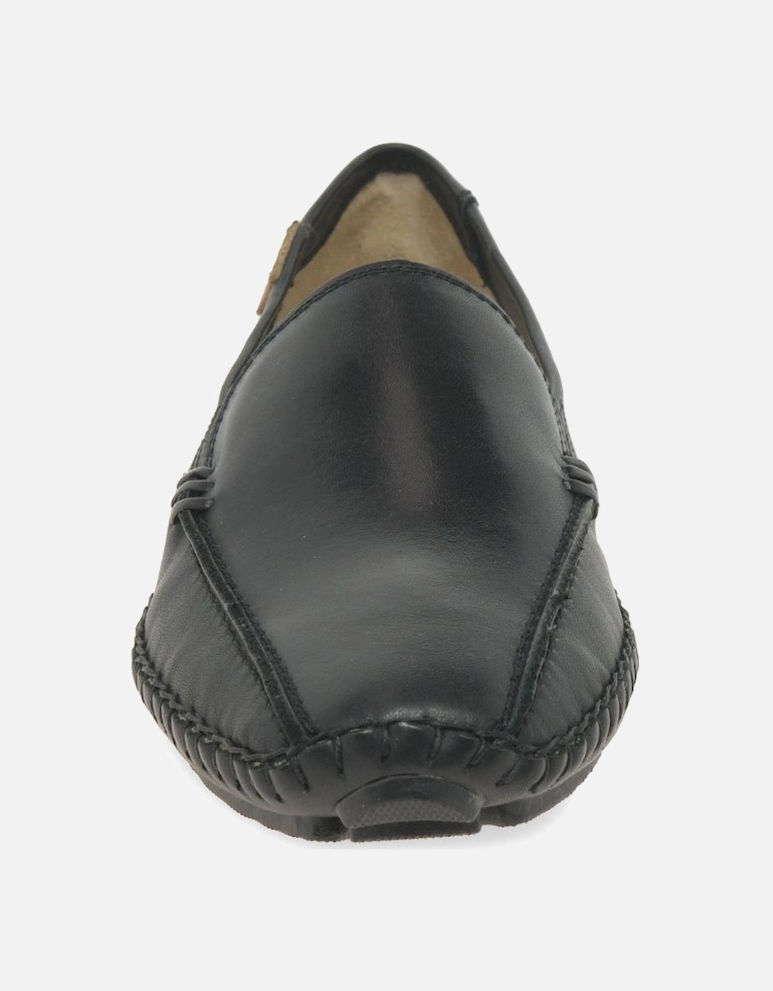 Slide Slip On Leather Shoes