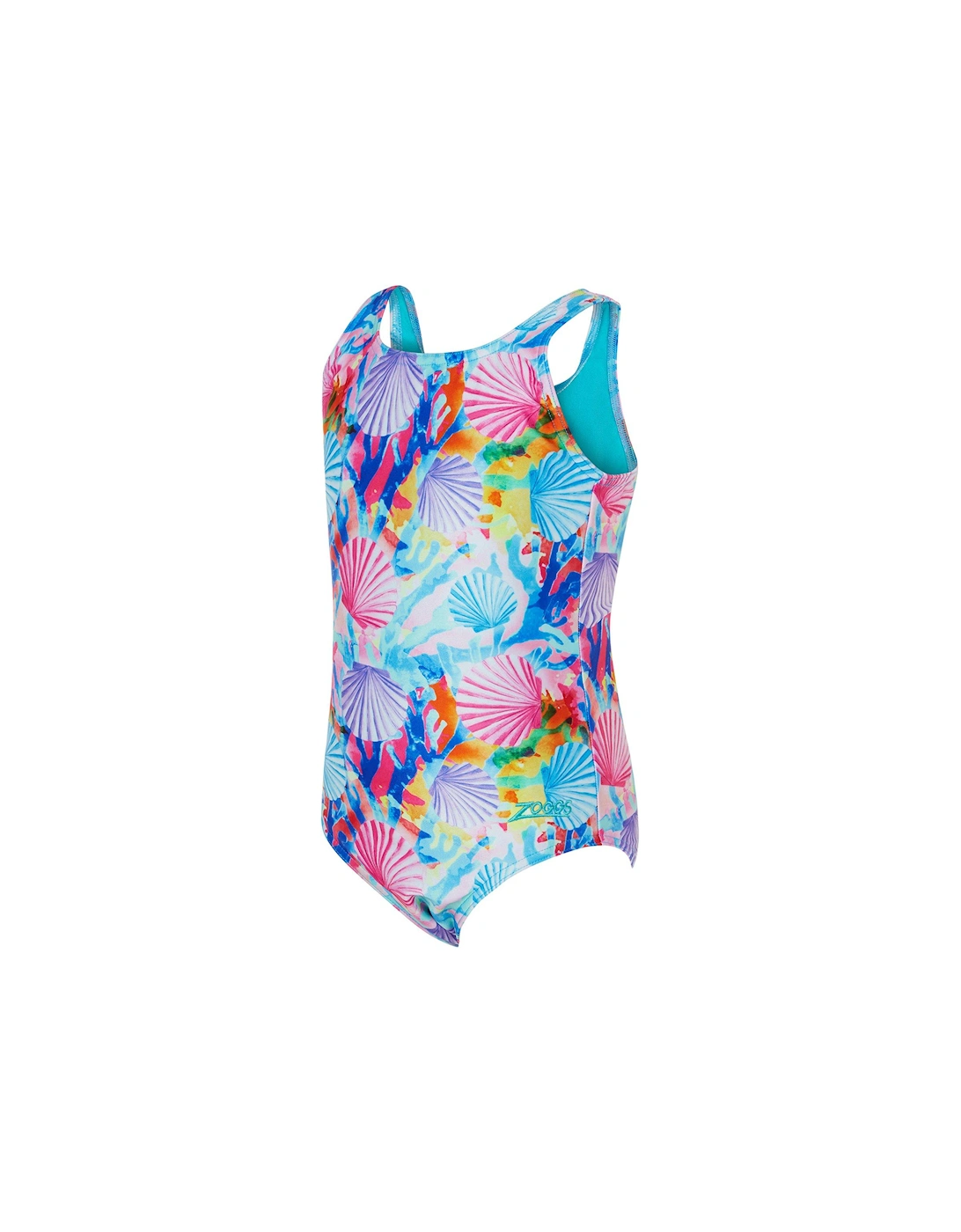 Crazy Clams Scoopback Toddler Girls Swimsuit-multi, 3 of 2