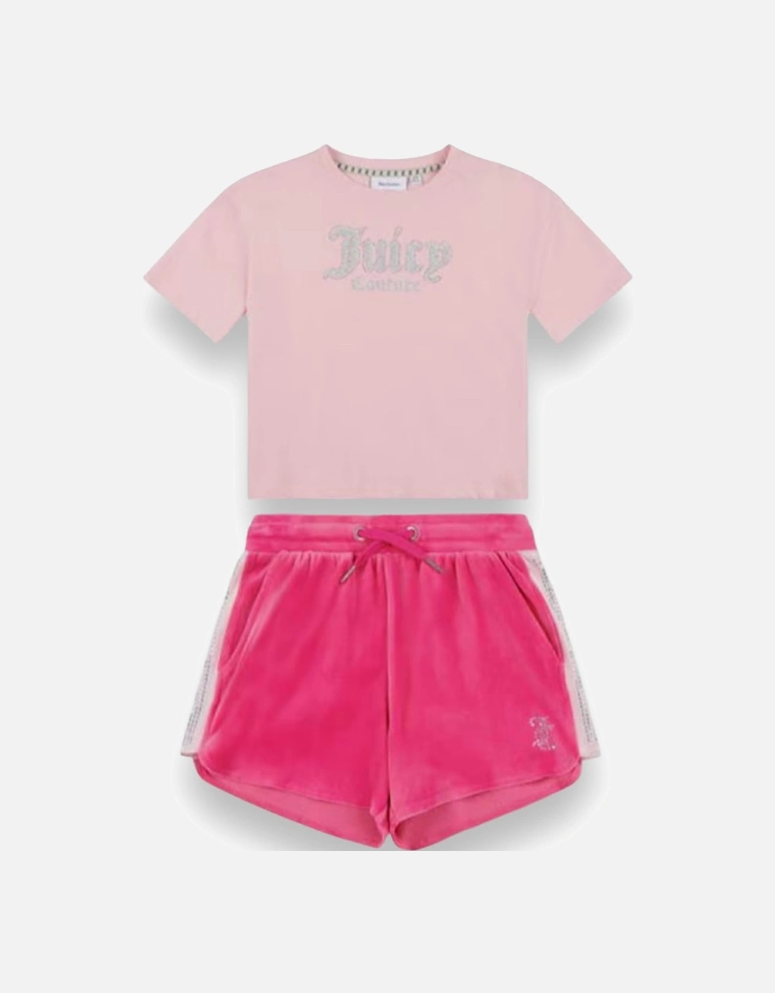 Pink Velour Short Set, 5 of 4