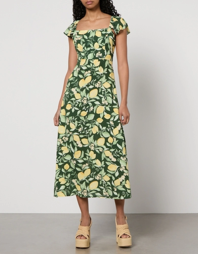 Elsie Serena Lemon Lenzing™ Dress