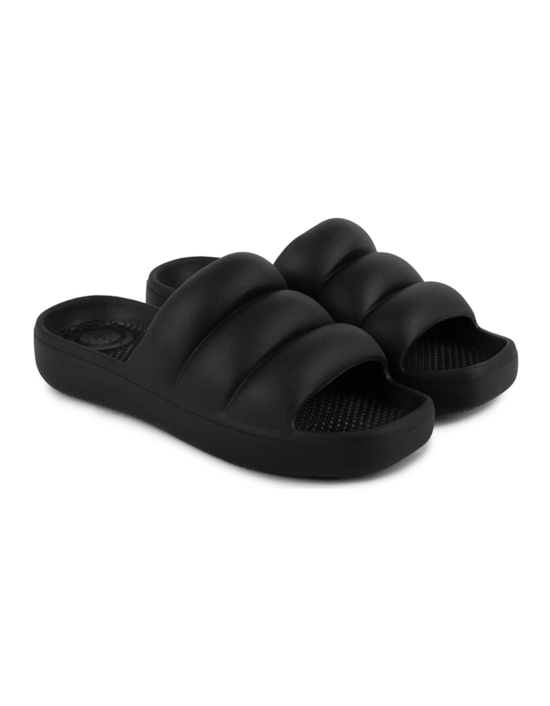 Solbounce Moulded Puffy Slide - Black