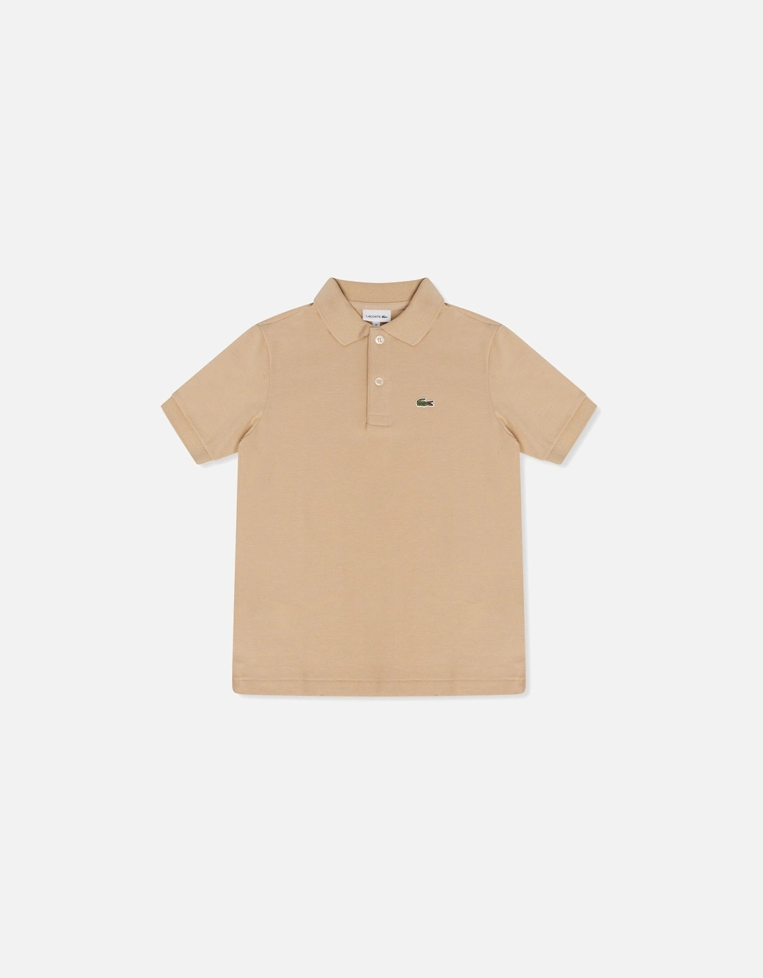 Kids Plain Polo Shirt (Beige), 3 of 2