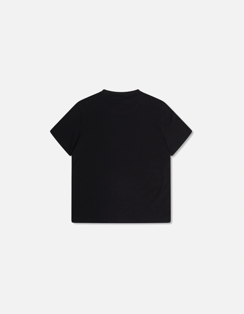 Youths Small Logo T-Shirt (Black)